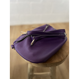 Pochette en cuir grainé...