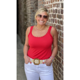 Top dentelle fines brides