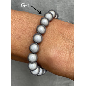 Bracelet perles boules uni