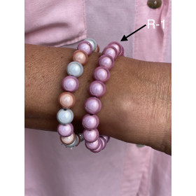 Bracelet perles boules uni