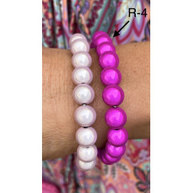 Bracelet perles boules uni