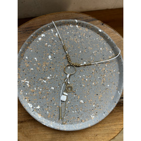 Collier pendant perle YL D-034