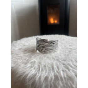 Bracelet manchette feuille