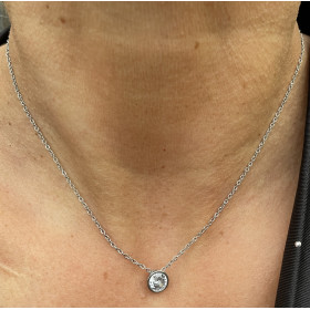 Collier fin Diams XL0368