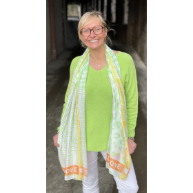 Foulard wild love lignes