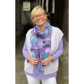 Foulard chats cartoon