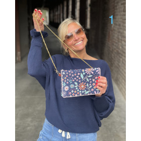 Sac bandoulière fun perles