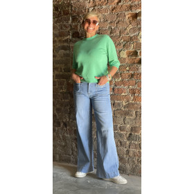 Jeans 4 poches appliquées