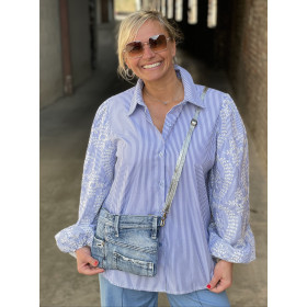 Chemisier lignes manches...