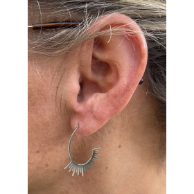 Boucles d'oreilles créoles...