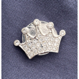 Mini broche aimant couronne