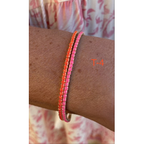 Bracelet duo bicolore